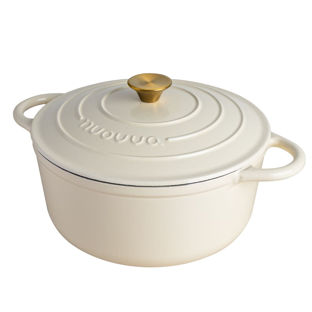 Enamelled Cast Iron Dutch Oven Casserole Pot, Nuovva