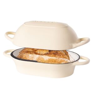 Enamelled Cast Iron Bread Loaf Pot, Nuovva