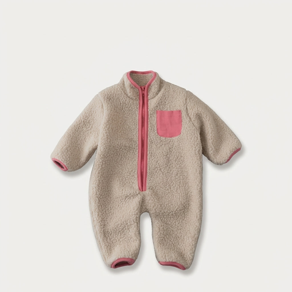 Fleece Zip Romper - Image 7