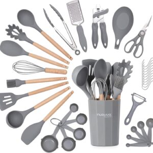 35-Piece Silicone Kitchen Utensil Set, Nuovva