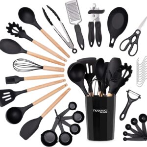 35-Piece Silicone Kitchen Utensil Set, Nuovva