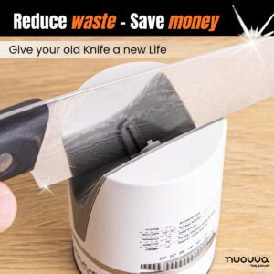 Alternative view of Hands-Free Kitchen Knife Sharpener with Suction Base, Nuovva