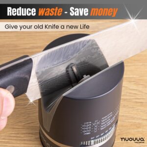 Alternative view of Hands-Free Kitchen Knife Sharpener with Suction Base, Nuovva