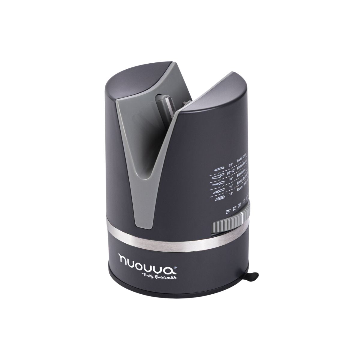 Hands-Free Kitchen Knife Sharpener with Suction Base, Nuovva