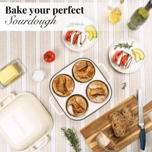 Alternative view of Enamelled Cast Iron Quad Bread Loaf Pot, Nuovva