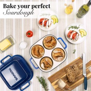 Alternative view of Enamelled Cast Iron Quad Bread Loaf Pot, Nuovva
