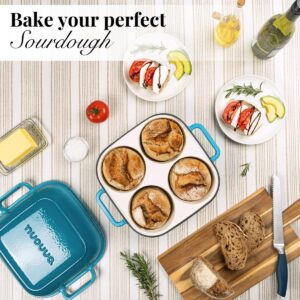Alternative view of Enamelled Cast Iron Quad Bread Loaf Pot, Nuovva